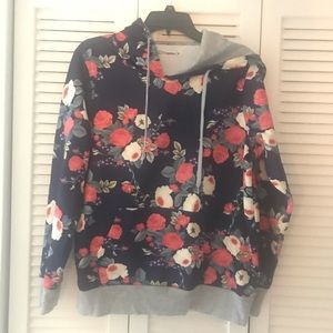 Cupshe Floral Sweatshirt Hoodie